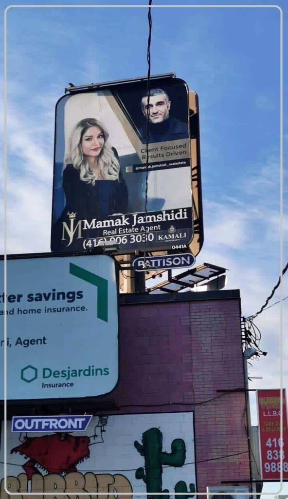 بیلبورد پژمان جمشیدی در کانادا چه می‌کند؟!