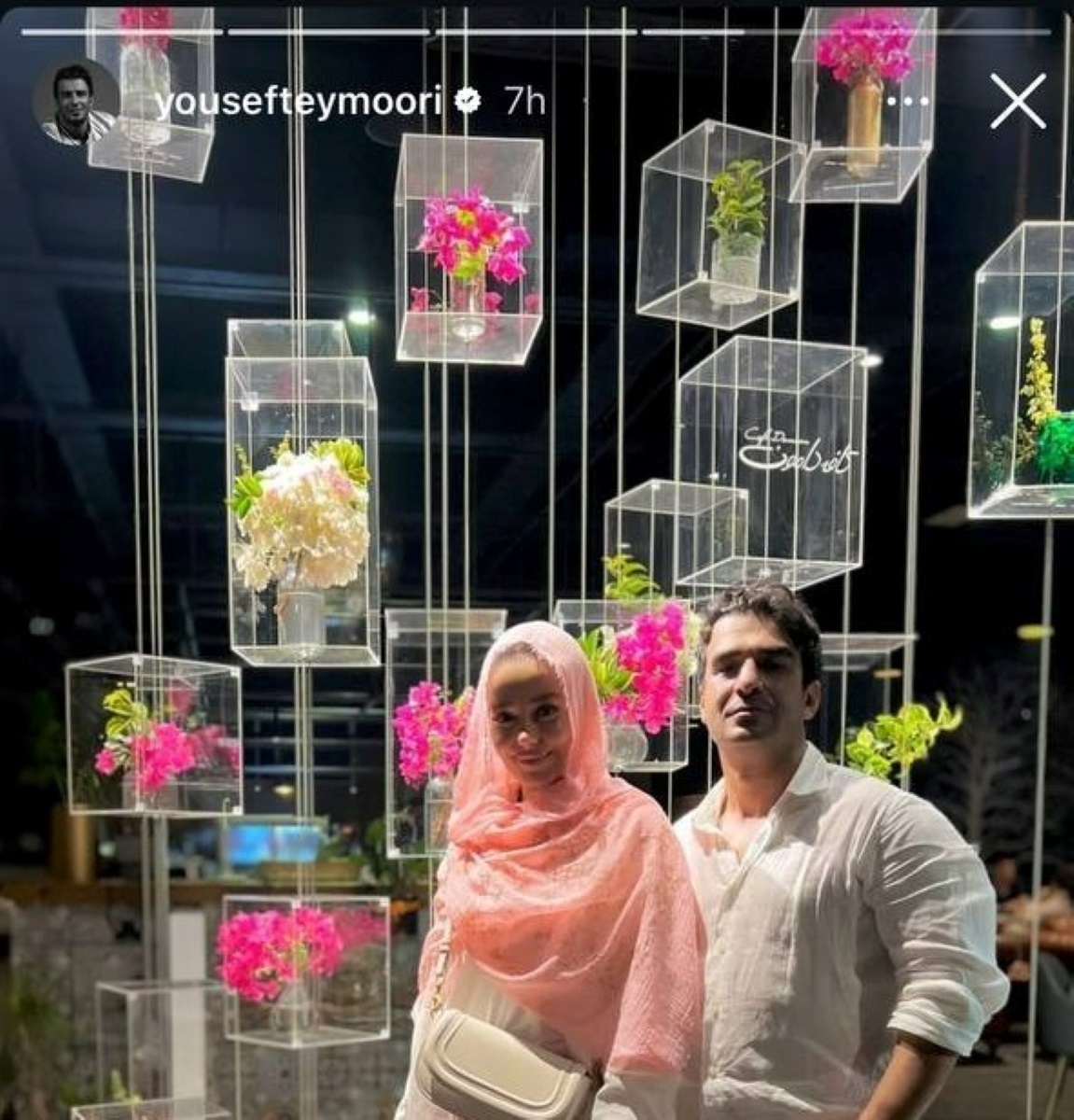 عکس | یوسف تیموری با یک زن بدنساز ازدواج کرد!