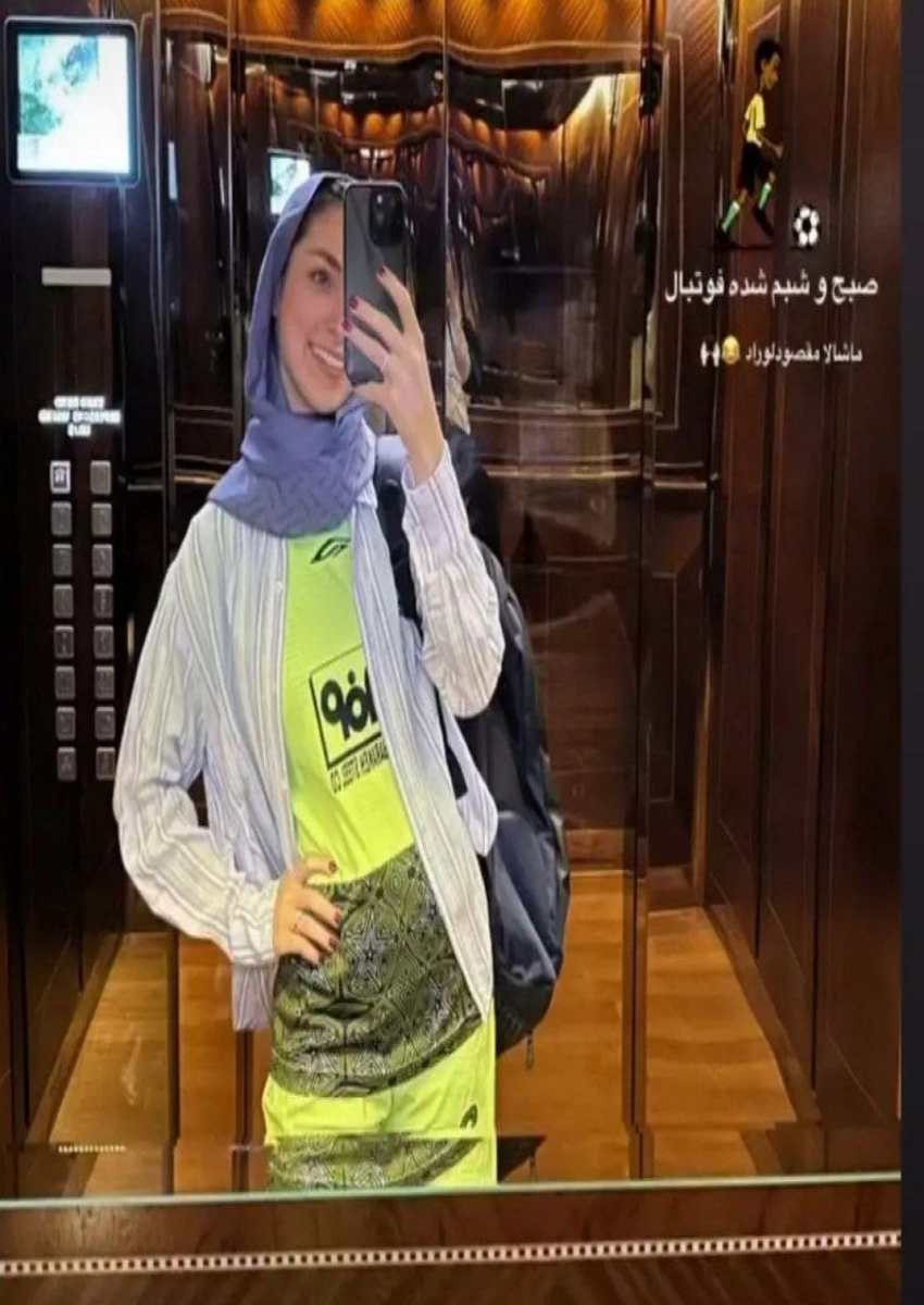 عکس | همسر ایرانی مورایس در تمرینات سپاهان حاضر شد!