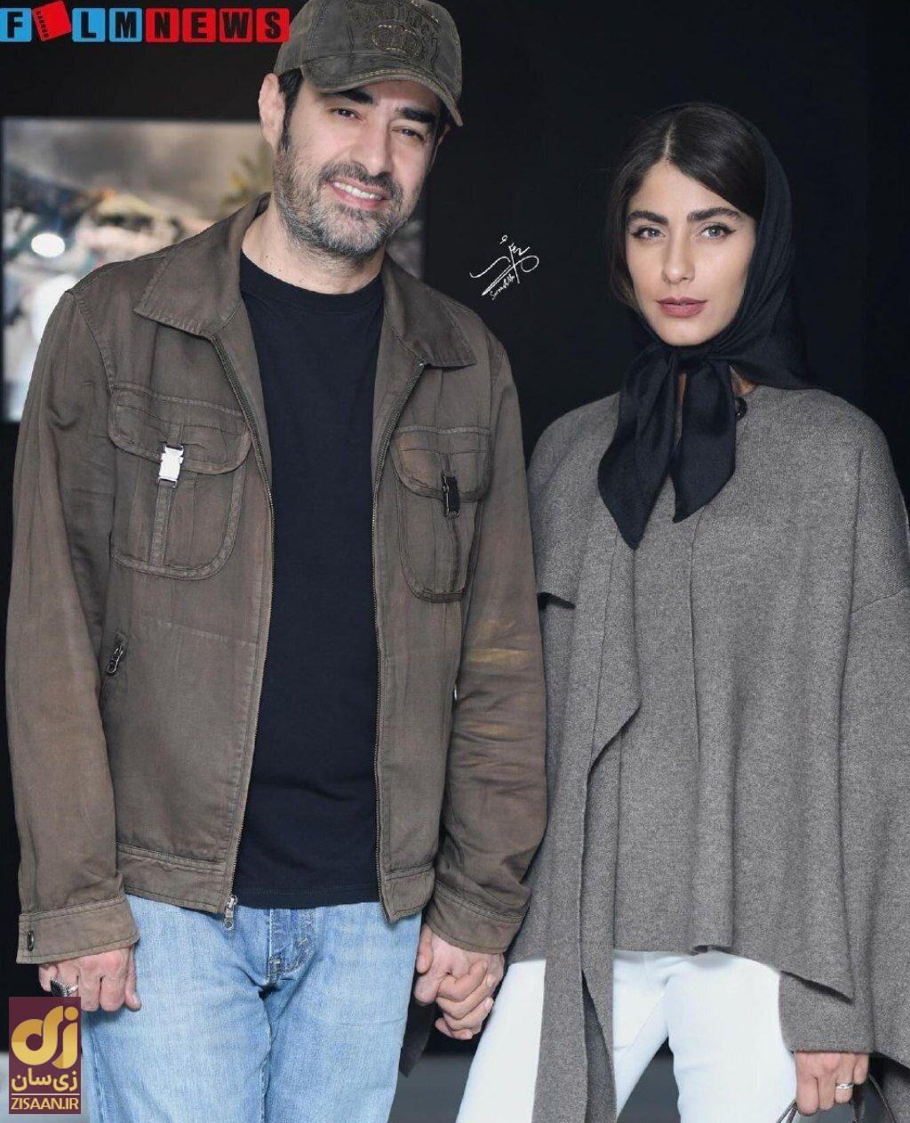 عکس | حضور عاشقانه شهاب حسینی و همسرش در نمایشگاه نقاشی