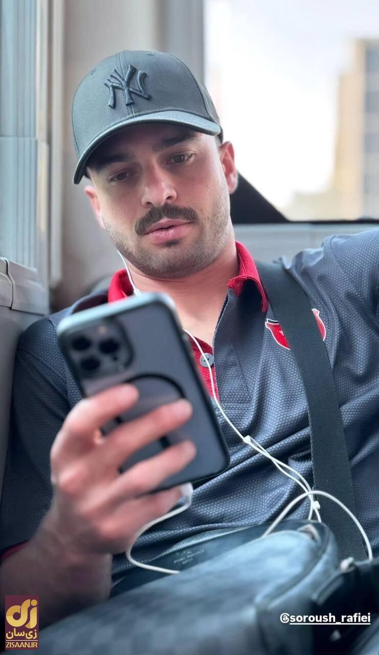 عکس | سروش رفیعی با چهره جدید مقابل السد حاضر می‌شود!