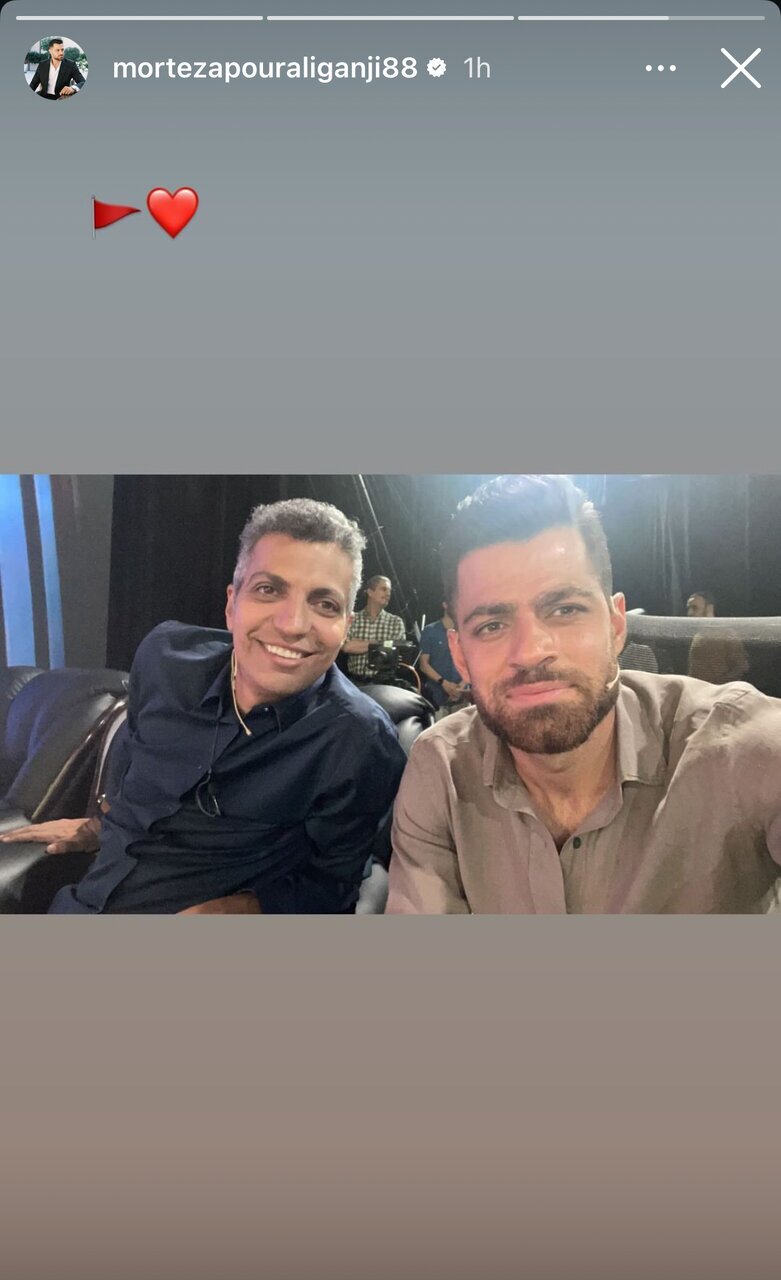 عکس | آبی یا قرمز بودن فردوسی پور لو رفت!