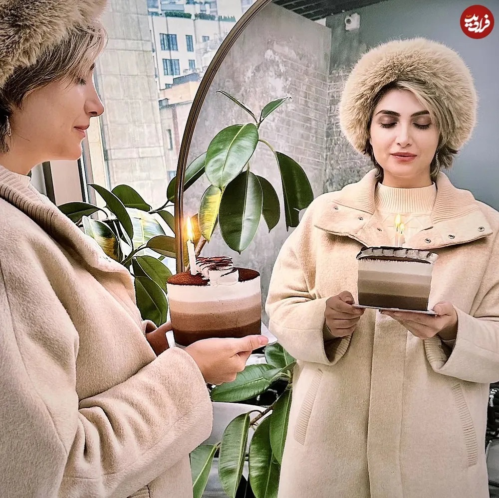 عکس | الناز ملک ۲۸ سالگی اش را با این تیپ جذب و خاص جشن گرفت!