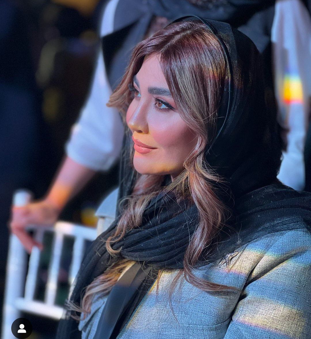 عکس | مریم معصومی در حال میکاپ کردن! | این آرایش خیلی جذابش کرده!