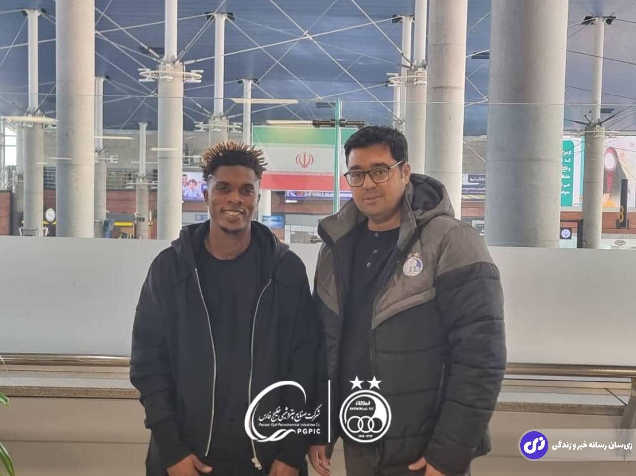 بازیکن جدید استقلال به تهران آمد