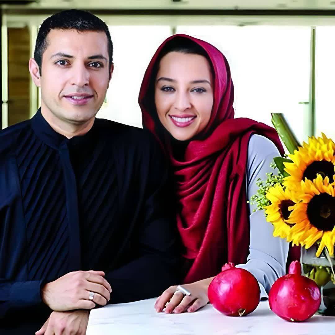 عکس | جشن یلدای اشکان خطیبی در کنار همسرش!