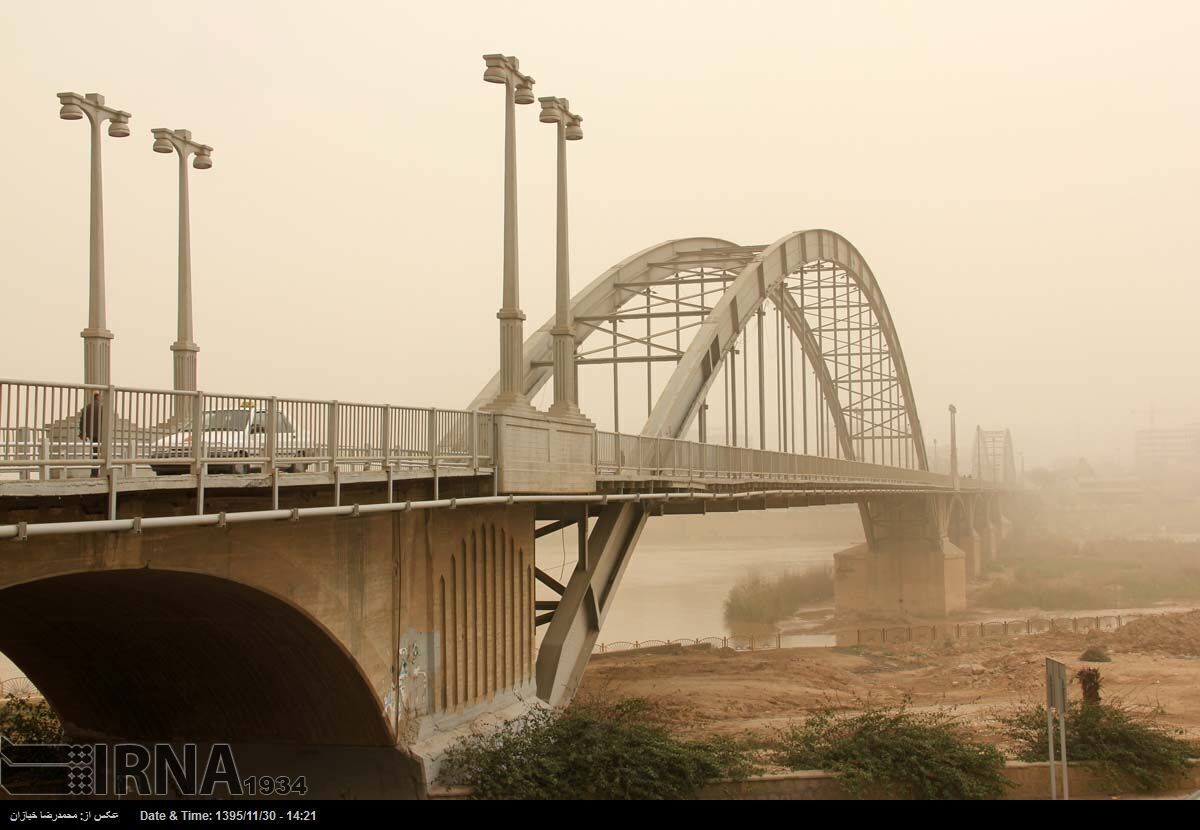 ۱۰ شهر خوزستان در وضعیت آلوده و ۶ شهر در وضعیت خطرناک تنفسی قرار دارند