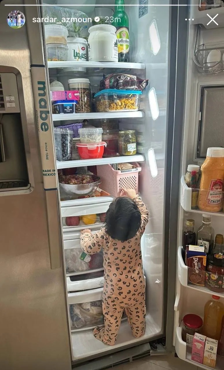 عکس | عکس بامزه‌ای که سردار آزمون از دخترش منتشر کرد