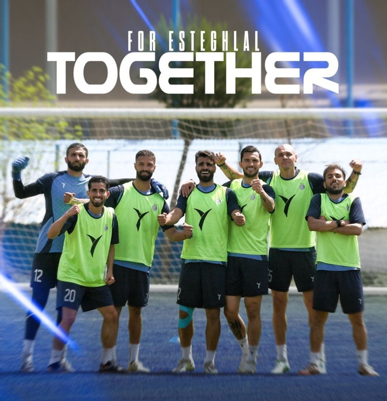 عکس | تصویر سیزده‌بدری از بازیکنان استقلال