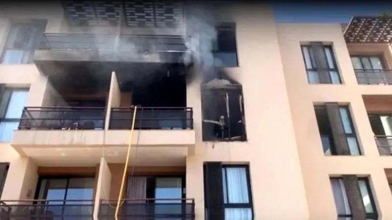 هتل رونالدو دچار سانحه آتش گرفت!