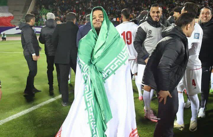 عکس | شادی بامزه‌ی مهدی قایدی بعد از صعود به جام جهانی