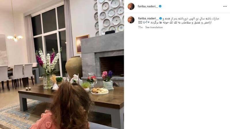 عکس | بشقاب‌های عتیقه و دیوار کوب خانه ویلاییِ فریبا نادری توجهات را جلب کرد