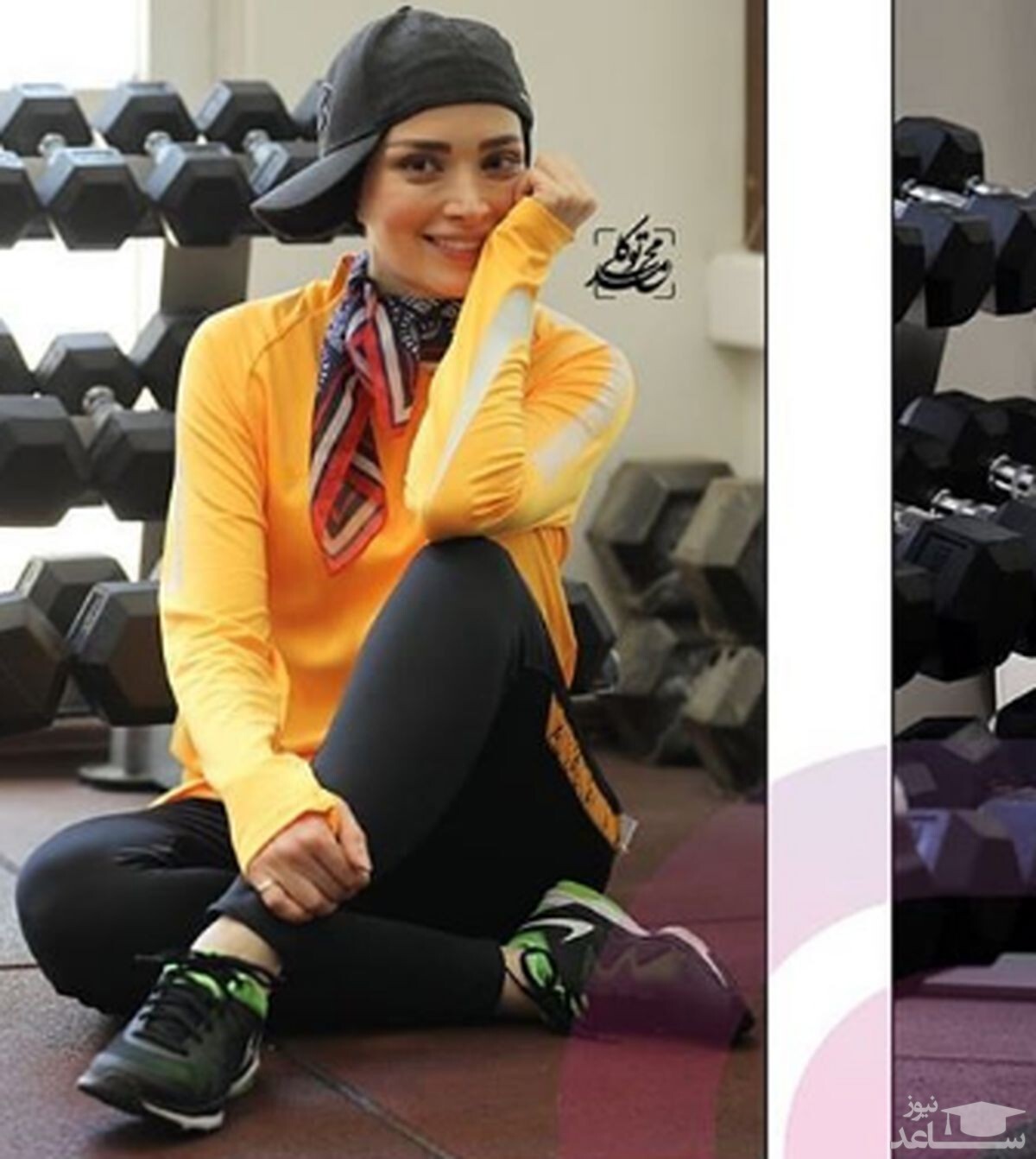 تصویری از بهنوش طباطبایی با استایل باشگاهی!