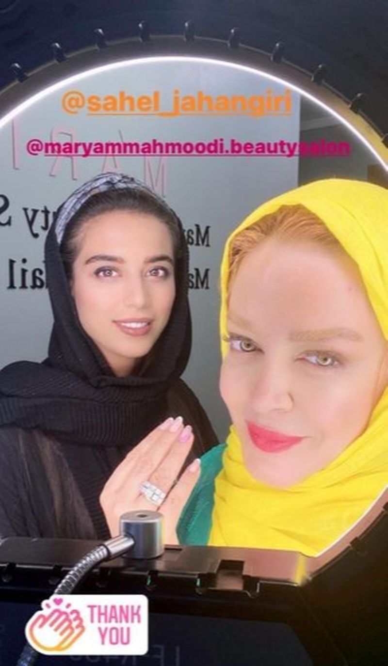 عکس | بهاره رهنما از آرایشگاه رفتنش عکسی منتشر کرد!