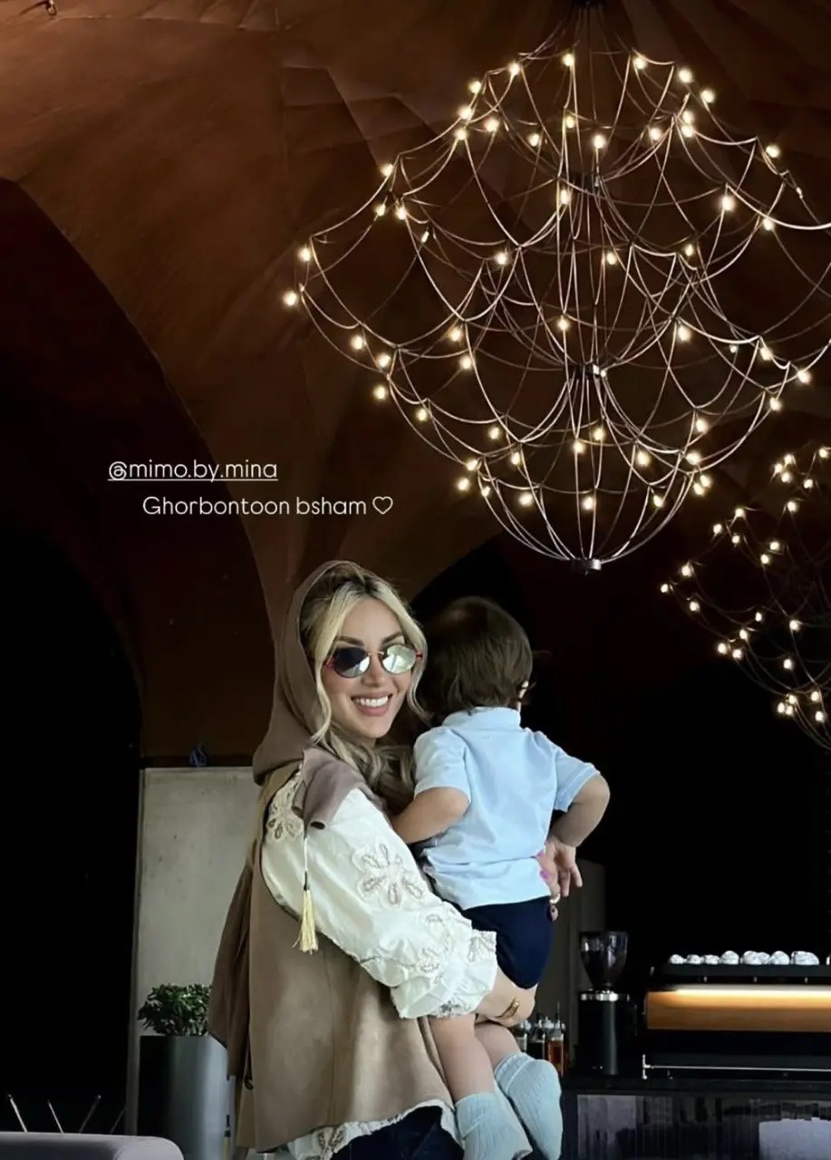 عکس | تیپ بی‌نظیر همسر بهرام رادان توجهات را جلب کرد!