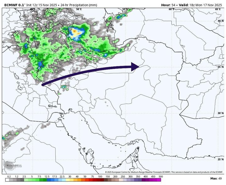 پیش بینی هواشناسی | سامانه بارشی جدید وارد کشور نمی‌شود